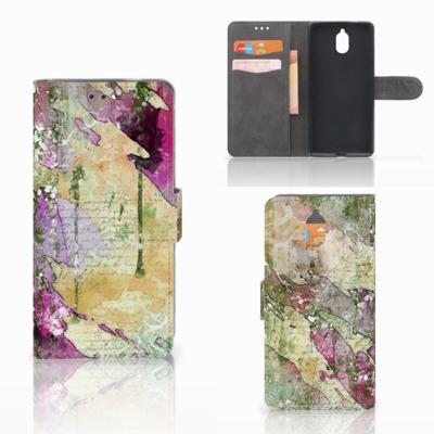 Hoesje Nokia 3.1 (2018) Letter Painting Hoesje Nokia 3.1 (2018) Letter Painting