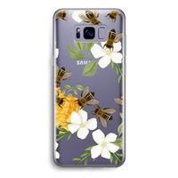 No flowers without bees: Samsung Galaxy S8 Transparant Hoesje