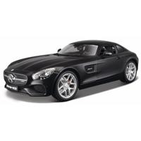 Modelauto/speelgoedauto Mercedes AMG GT - zwart - schaal 1:18