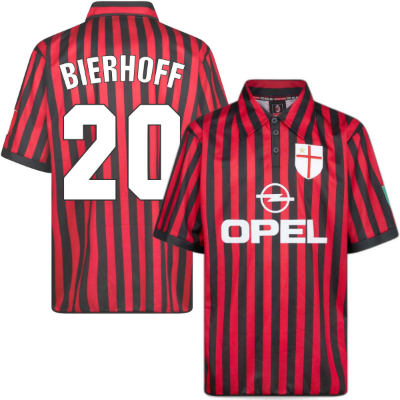 AC Milan Centenary Retro Voetbalshirt 2000 + Bierhoff 20
