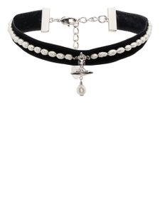 Vivienne Westwood collier ras-du-cou Aleksa à perles - Noir