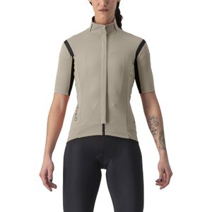 Castelli Gabba RoS 2 fietsjack korte mouw lichtgrijs dames M