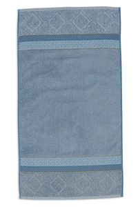 Pip Studio Badhanddoek Soft Zellige Blauw/Grijs 55x100cm
