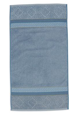 Pip Studio Badhanddoek Soft Zellige Blauw/Grijs 55x100cm