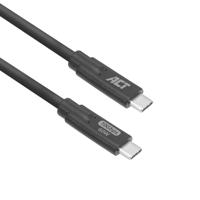 ACT AC7443 USB 3.0 10Gbps 60W USB Type-C® kabel | Zwart | 3 meter ACT AC7443 USB 3.0 10Gbps 60W USB Type-C® kabel | Zwart | 3 meter