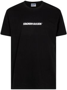 STADIUM GOODS® Horizontal Logo "Black" crew-neck T-shirt - Noir