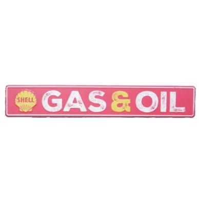 Shell Gas & Oil Bord - Metalen Wandbord met Relief 91,5 cm