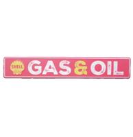 Shell Gas & Oil Bord - Metalen Wandbord met Relief 91,5 cm