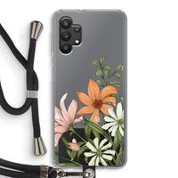 Floral bouquet: Samsung Galaxy A32 5G Transparant Hoesje met koord