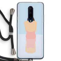 Mirror: OnePlus 7 Pro Transparant Hoesje met koord