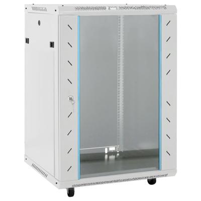 VidaXL Netwerkkast met draaiwieltjes 15u 19" ip20 60x45x86 cm VidaXL Netwerkkast met draaiwieltjes 15u 19" ip20 60x45x86 cm