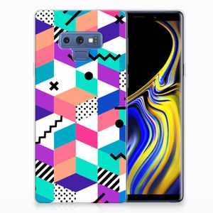 Samsung Galaxy Note 9 TPU Hoesje Blokken Kleurrijk