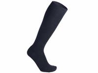 Skafit dikke zilver kniekousen navy blauw