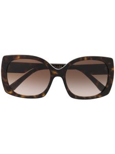 Dolce & Gabbana Eyewear lunettes de soleil à monture carrée - Marron