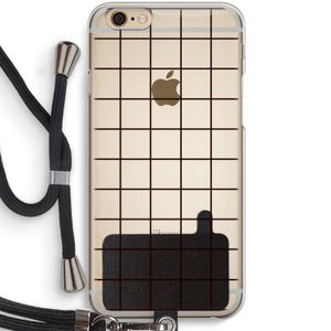 Rooster: iPhone 6 / 6S Transparant Hoesje met koord