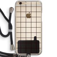 Rooster: iPhone 6 / 6S Transparant Hoesje met koord