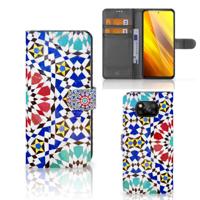 Xiaomi Poco X3 | Poco X3 Pro | Bookcase | Mozaïek Xiaomi Poco X3 | Poco X3 Pro | Bookcase | Mozaïek