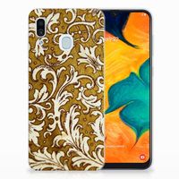 Siliconen Hoesje Samsung Galaxy A30 Barok Goud