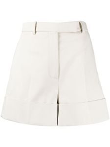 Thom Browne short en coton à taille haute - Blanc