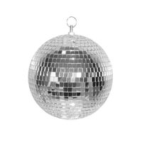 Disco spiegel bal - zilver - 20 cm