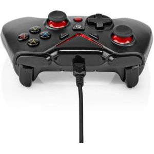 Gamepad | USB Type-A | USB Gevoed | PC | Aantal knoppen: 12 | Kabellengte: 1.60 m | Zwart