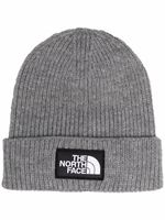 The North Face bonnet nervuré à patch logo - Gris - thumbnail