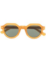 Ahlem lunettes de soleil à monture ronde - Orange