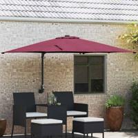 Tuinparasol Bordeauxrood 248.5 x 247.5 x 160 cm Stof