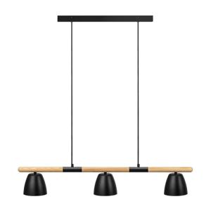 Nordlux HanglampTheo 3-lichts zwart - 2112603003
