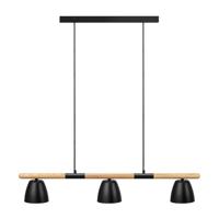 Nordlux HanglampTheo 3-lichts zwart - 2112603003
