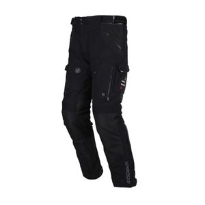 MODEKA Panamericana II Pants, Textiel motorbroek heren, Zwart Kort