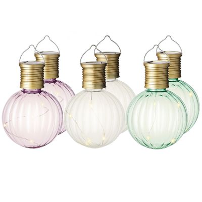 Lumineo - Solar Led tuinlampjes set van 15x stuks in 3 kleuren 11 cm