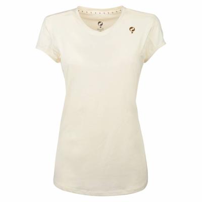 Dames Tee Brush mesh Q Snow White