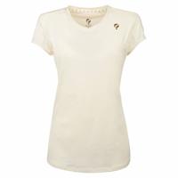 Dames Tee Brush mesh Q Snow White