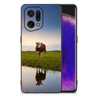 OPPO Find X5 Dierenprint Telefoonhoesje Koe