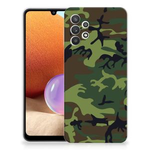 Samsung Galaxy A32 4G | A32 5G Enterprise Editie TPU bumper Army Dark