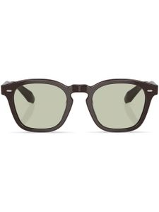 Oliver Peoples lunettes de soleil teintées à monture ronde - Marron