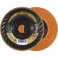Rhodius 211411 JUMBO LONGLIFE TRIM Lamellenschijf RVS, Staal 10 stuk(s)
