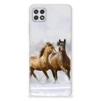 Samsung Galaxy A22 5G | TPU Hoesje | Paarden