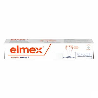 Elmex Anti-Cariës Zonder Menthol Tandpasta 75ml