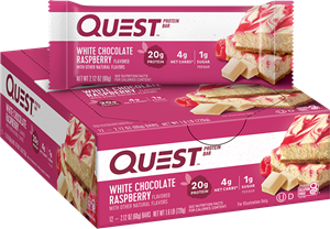 Quest Bar White Chocolate Raspberry (12 x 60 g)