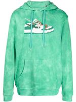 Mostly Heard Rarely Seen 8-Bit hoodie Dunk à motif tie dye - Vert - thumbnail