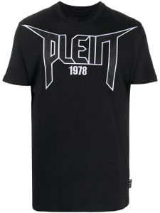 Philipp Plein t-shirt à logo brodé - Noir