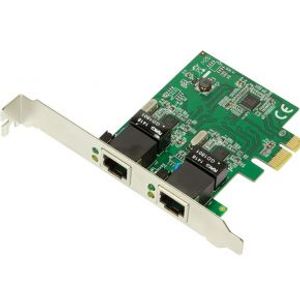 LogiLink PC0075 PCIe uitbreidingskaart 2x gigabit