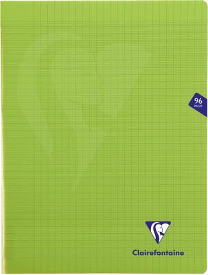 Clairefontaine schrift Mimesys voor ft A4+, 96 bladzijden, kaft in PP, seyès, groen