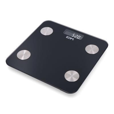 Digitale Personenweegschaal EDM 07613 Body Composition Zwart 180 kg