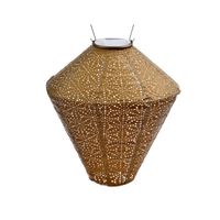 Lumiz Solar tuinverlichting Sashiko Diamond - 28 cm - Goud