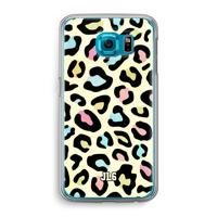 Leopard pattern: Samsung Galaxy S6 Transparant Hoesje