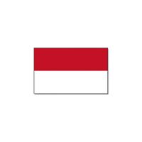 Gevelvlag/vlaggenmast vlag Indonesie 90 x 150 cm   -
