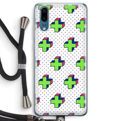 8-bit N°10: Huawei P20 Transparant Hoesje met koord